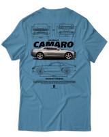 T-Shirt Unisex - Camaro SS - Color Thumbnail Τιρκουάζ