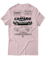 T-Shirt Unisex - Camaro SS - Color Thumbnail Απαλό Ροζ
