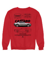 Φούτερ χωρίς κουκούλα Αντρικό - Camaro SS - Color Thumbnail Κόκκινο