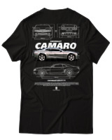 T-Shirt Unisex - Camaro SS - Color Thumbnail Μαύρο