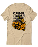 T-Shirt Αντρικό - Camel Trophy - Color Thumbnail Μπεζ