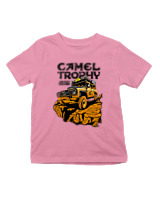 T-Shirt  Παιδικό - Camel Trophy - Color Thumbnail Ροζ