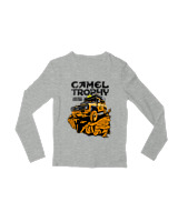 Μακρυμάνικο Μακό Παιδικό - Camel Trophy - Color Thumbnail Γκρι Μελανζέ