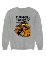 Φούτερ χωρίς κουκούλα Γυναικείο - Camel Trophy - Color Thumbnail Γκρι Μελανζέ