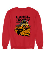Φούτερ χωρίς κουκούλα Γυναικείο - Camel Trophy - Color Thumbnail Κόκκινο