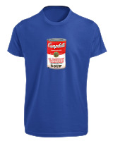 T-Shirt Fit Αντρικό - Campbells - Color Thumbnail Μπλε Ρουά