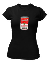 T-Shirt Στενή Γραμμή Γυναικείο - Campbells - Color Thumbnail Μαύρο