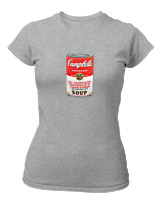 T-Shirt Στενή Γραμμή Γυναικείο - Campbells - Color Thumbnail Γκρι Μελανζέ