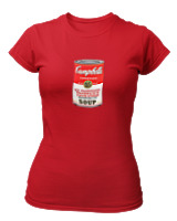 T-Shirt Στενή Γραμμή Γυναικείο - Campbells - Color Thumbnail Κόκκινο