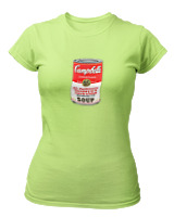 T-Shirt Στενή Γραμμή Γυναικείο - Campbells - Color Thumbnail Λαχανί