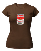 T-Shirt Στενή Γραμμή Γυναικείο - Campbells - Color Thumbnail Καφέ