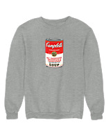 Φούτερ χωρίς κουκούλα Γυναικείο - Campbells - Color Thumbnail Γκρι Μελανζέ
