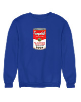 Φούτερ χωρίς κουκούλα Γυναικείο - Campbells - Color Thumbnail Μπλε Ρουά