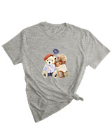 T-Shirt Woman Fashion Γυναικείο - Can You Keep A Secret? - Color Thumbnail GREY MELANZE