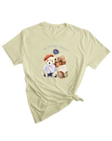 T-Shirt Woman Fashion Γυναικείο - Can You Keep A Secret? - Color Thumbnail SAGE GREEN