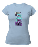 T-Shirt Στενή Γραμμή Γυναικείο - Capture The Crown - Color Thumbnail Γαλάζιο