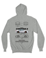 Ζακέτα Φούτερ με κουκούλα Γυναικείο - Carrera S - Color Thumbnail Γκρι Μελανζέ