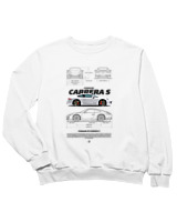 Φούτερ χωρίς κουκούλα Παιδικό - Carrera S - Color Thumbnail 'Ασπρο