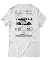 T-Shirt Unisex - Carrera S - Color Thumbnail Άσπρο