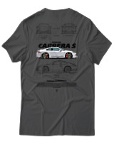 T-Shirt Unisex - Carrera S - Color Thumbnail Ανθρακί