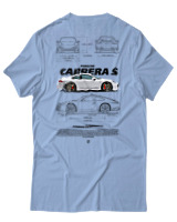 T-Shirt Unisex - Carrera S - Color Thumbnail Γαλάζιο