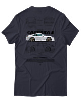 T-Shirt Unisex - Carrera S - Color Thumbnail Σκούρο Μπλε