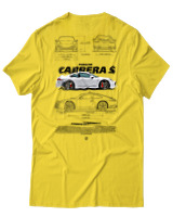 T-Shirt Unisex - Carrera S - Color Thumbnail Χρυσό Κίτρινο