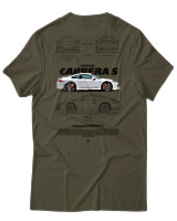 T-Shirt Unisex - Carrera S - Color Thumbnail Χακί