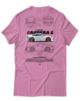 T-Shirt Unisex - Carrera S - Color Thumbnail Ροζ