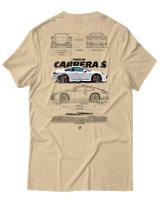 T-Shirt Unisex - Carrera S - Color Thumbnail Μπεζ