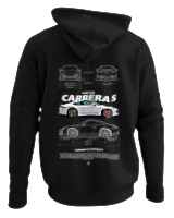 Φούτερ με κουκούλα Γυναικείο - Carrera S - Color Thumbnail Μαύρο