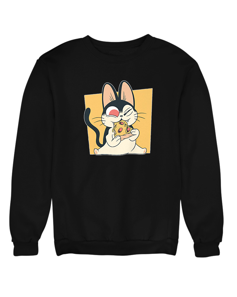 Cat Eating Pizza - Image 0