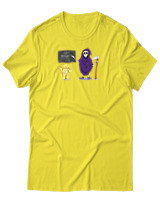 T-Shirt Αντρικό - Cat Lifes - Color Thumbnail Κίτρινο