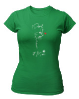 T-Shirt Στενή Γραμμή - Cat Mom - Color Thumbnail Πράσινο