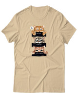 T-Shirt Αντρικό - Cat Moods - Color Thumbnail Μπεζ