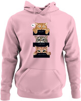 Φούτερ με κουκούλα - Cat Moods - Color Thumbnail Pink