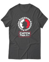 T-Shirt Αντρικό - Catch Them All - Color Thumbnail Ανθρακί