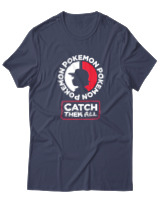 T-Shirt Αντρικό - Catch Them All - Color Thumbnail Μπλε Γκρι