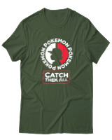 T-Shirt Αντρικό - Catch Them All - Color Thumbnail Κυπαρισσί