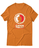T-Shirt Αντρικό - Catch Them All - Color Thumbnail Πορτοκαλί