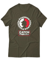 T-Shirt Αντρικό - Catch Them All - Color Thumbnail Χακί