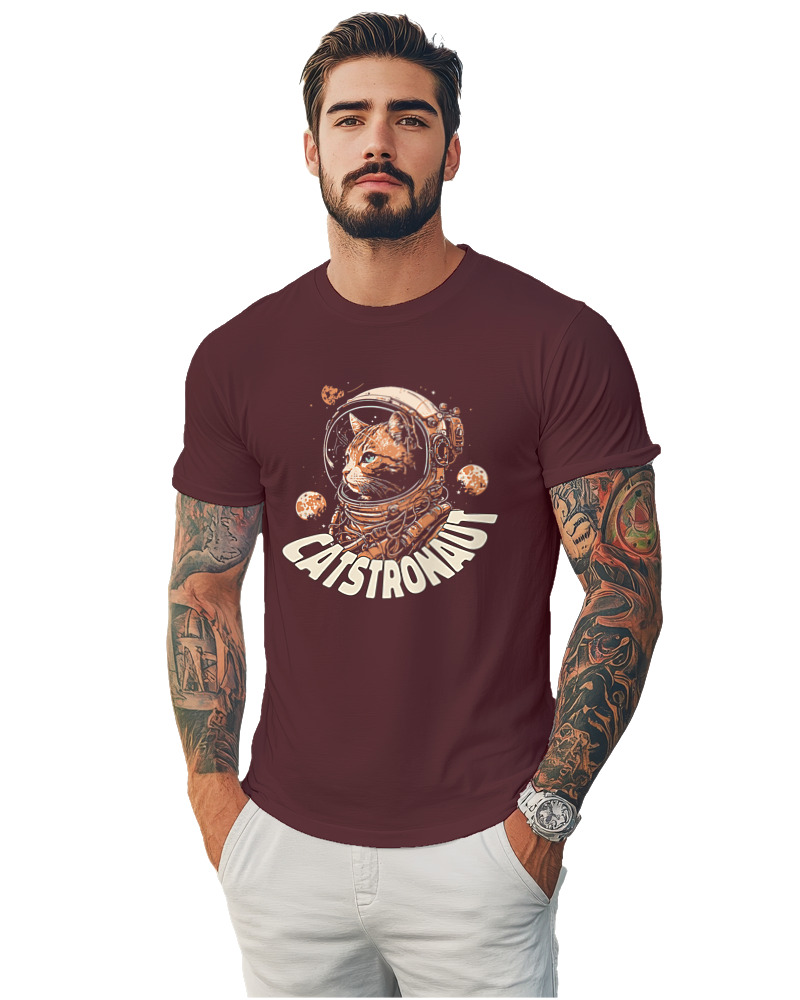 T-Shirt Αντρικό - Cats Astronaut - Image 1