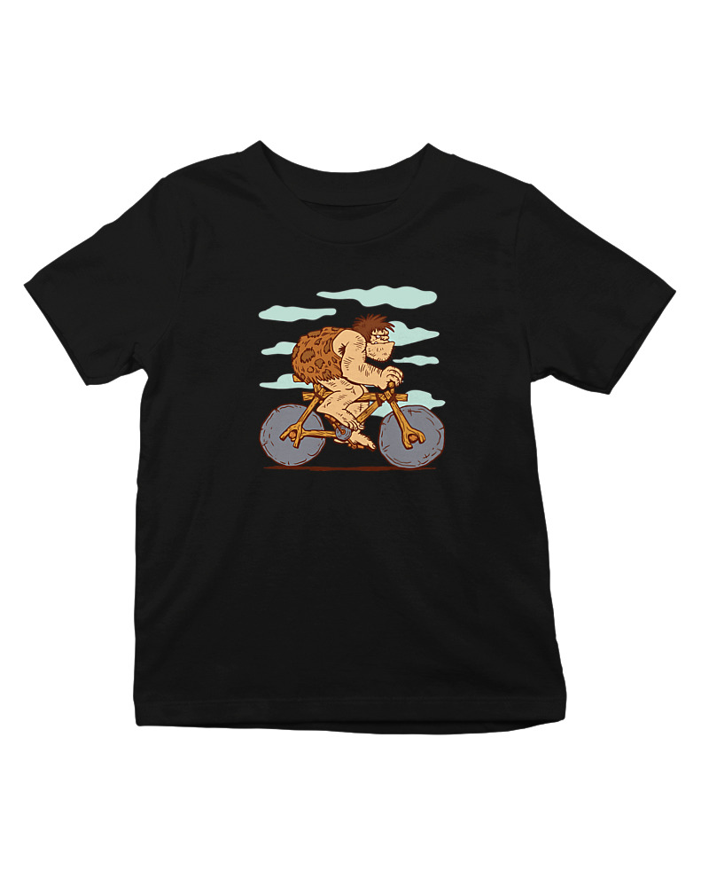 Cave Man Bicycling - Image 0