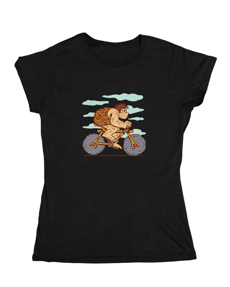 Cave Man Bicycling - Image 0