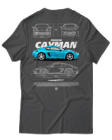 T-Shirt Unisex - Cayman - Color Thumbnail Ανθρακί