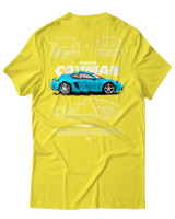 T-Shirt Unisex - Cayman - Color Thumbnail Κίτρινο