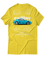 T-Shirt Unisex - Cayman - Color Thumbnail Χρυσό Κίτρινο