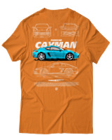 T-Shirt Unisex - Cayman - Color Thumbnail Πορτοκαλί