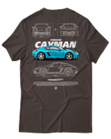 T-Shirt Unisex - Cayman - Color Thumbnail Καφέ