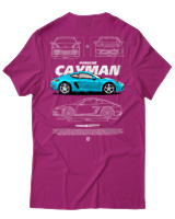 T-Shirt Unisex - Cayman - Color Thumbnail Φουξια
